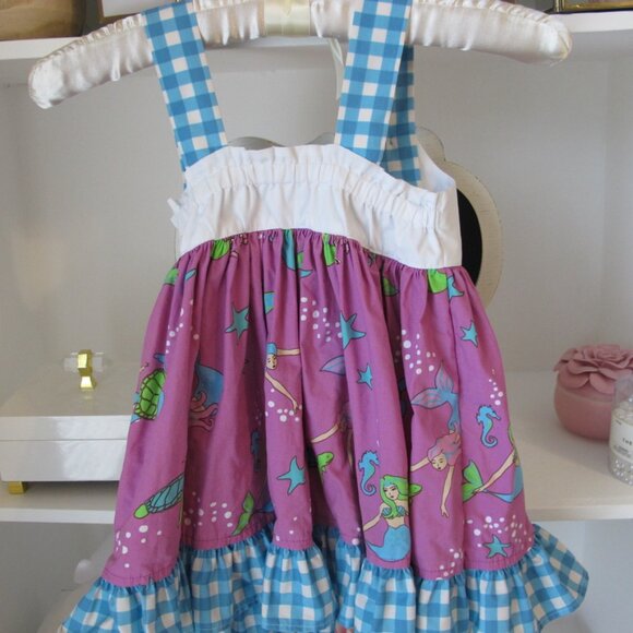 Eleanor Rose Matching Outfit Tunic Blouse Top with Ruffle Shorts Size 6-7 EUC - Picture 5 of 8